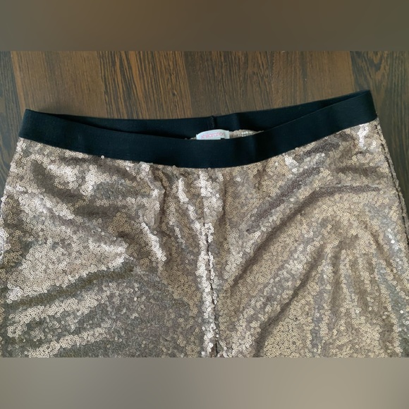 Xhilaration sequin crop pants Sz large (Cart A-117) - Picture 5 of 5